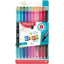 Maped Cienkopis Graph Peps Deco 20 kolorw