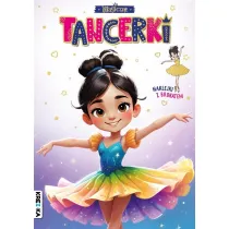 Magiczne tancerki. Kolorowanka z brokatem