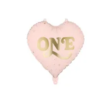 PartyDeco Balon foliowy Serce One 45cm
