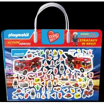 Stra�acy w akcji. Playmobil Action Heroes. Kocham nakleja�