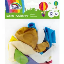 Fiorello Balony Pastel 12 cali