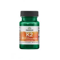 Swanson, Usa Witamina K2 naturalna 50 mcg - suplement diety 30 kaps.