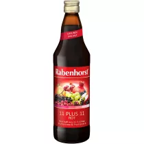 Rabenhorst Sok wieloowocowy (czerwony) multiwitamina 11 plus 11 nfc 750 ml