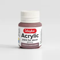 Ideyka Farba akrylowa Szarobr�zowy 20ml