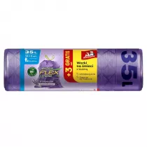 Jan Niezbdny Worki na mieci tama elastyczne Lawenda 60 L Magnum Flex 8 szt.