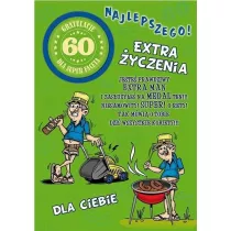 Stamp Karnet Party naklejany B6 + koperta Urodziny 60
