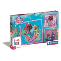 Puzzle 3x48 el. SuperColor. Ariel Clementoni