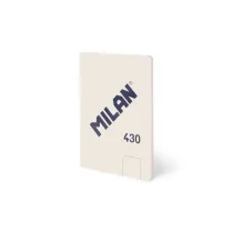 Milan Zeszyt klejony A5/48K g�adki be�owy