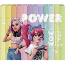 KIDS EUROSWAN Flamastry dwustronne 12 kolorw WOW00060