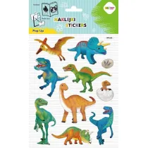Happy Color Naklejki 3D POP UP - Dino World 146x240 mm