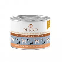 Perro Wieprzowina z selerem karma mokra dla psw dorosych 410 g