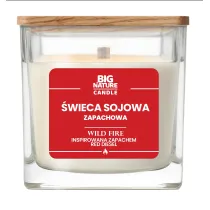 Big Nature �wieca sojowa WILD FIRE zapach inspirowany Red Diesel 220 g
