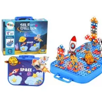 Uk�adanka Kosmos DIY walizka 228el LeanToys