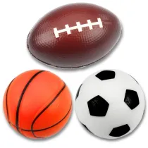 Zestaw piankowych pi�ek sportowych LeanToys