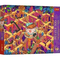Puzzle 500 element�w Premium Weso�e Jamniki TREFL 37630