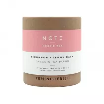Teministeriet Note Cinnamon Lemon Balm Organic Herbata zioowa 20 x 1.5 g Bio