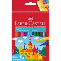 Faber-Castell Flamastry Zamek 12 szt.
