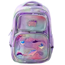 LeanToys Plecak szkolny pastel kolorowy 20L