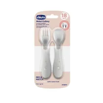 Chicco Sztuce metalowe szare 18m+