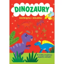 Rozwi�zuj i koloruj. Dinozaury