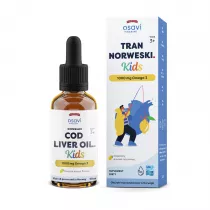 Osavi Tran Norweski Kids 1000 mg cytrynowy Suplement diety dla dzieci 50 ml