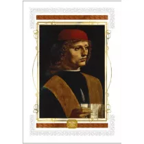 Karnet B-3J 515 003 + koperta Leonardo DaVin 16x23 cm