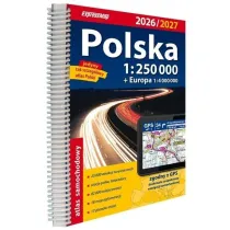Polska Atlas Samochodowy 1:250 000 2026/2027