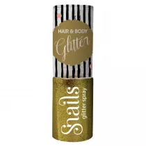 Spray z brokatem do wosw i ciaa dla dzieci Glamour, Gold Snails