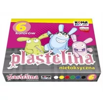 Koma-Plast Plastelina 6 szt.