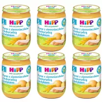Hipp Puree z ziemniaczkw z kukurydz i indykiem po 5. miesicu zestaw 6 x 190 g Bio