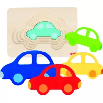 Puzzle warstwowe - Samochodzik Goki