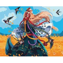 Ideyka Malowanie po numerach - Ukrai�ska kobiet 40x50cm