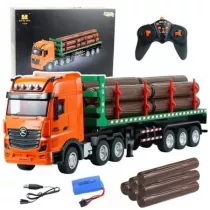 Ciarwka transporter drewna RC 1:18 Leantoys