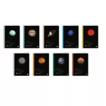 Elisa Zeszyt A5 Planets linia 60 kartek 10 szt.