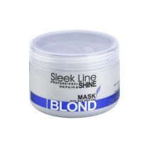 Stapiz Sleek Line Blond Mask maska z jedwabiem do włosów blond zapewniająca platynowy odcień 250 ml