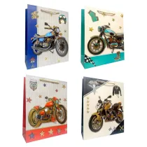 Jupiter Torebka prezentowa dzieci�ca L Motocykl metal. mix