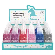 Interdruk Klej brokatowy do dekoracji 3D Unicorn 20ml