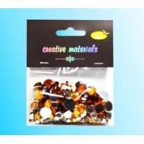Galeria Hobby Elementy kryszta�kowe z�oto-br�zowe 4-12 mm, 25g