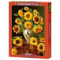 Puzzle 1000 el. Sunflowers in a Peacock Vase Castorland