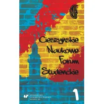 Cieszy�skie Naukowe Forum Studenckie T.1