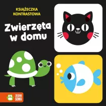Ksieczka kontrastowa. Zwierzta w domu