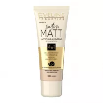 Eveline Cosmetics Satin Matt Foundation matujcy podkad do twarzy 101 Ivory 30 ml