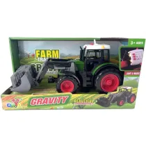 Traktor z yk ze wiatem i dwikiem