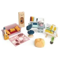 Meble do domku dla lalek - pok�j m�odzie�owy Tender Leaf Toys