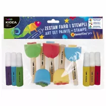Derform Kidea Zestaw farb i stempli