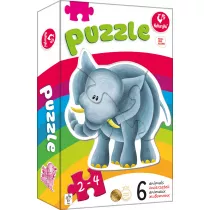 Puzzle 6w1 Zwierztka 2 Kukuryku
