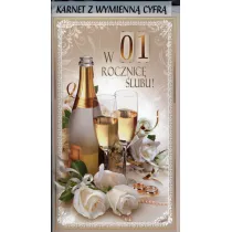 Karo Karnet Rocznica �lubu K2SC z wymienn� cyfr�