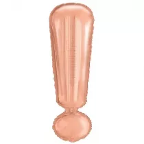Amscan Balon foliowy znak ! r�owe z�oto 28x86cm