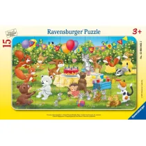 Puzzle w ramce 15 el. Przyjcie urodzinowe Ravensburger