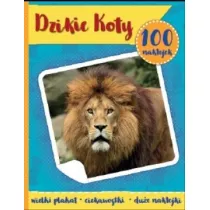 100 naklejek. Dzikie koty